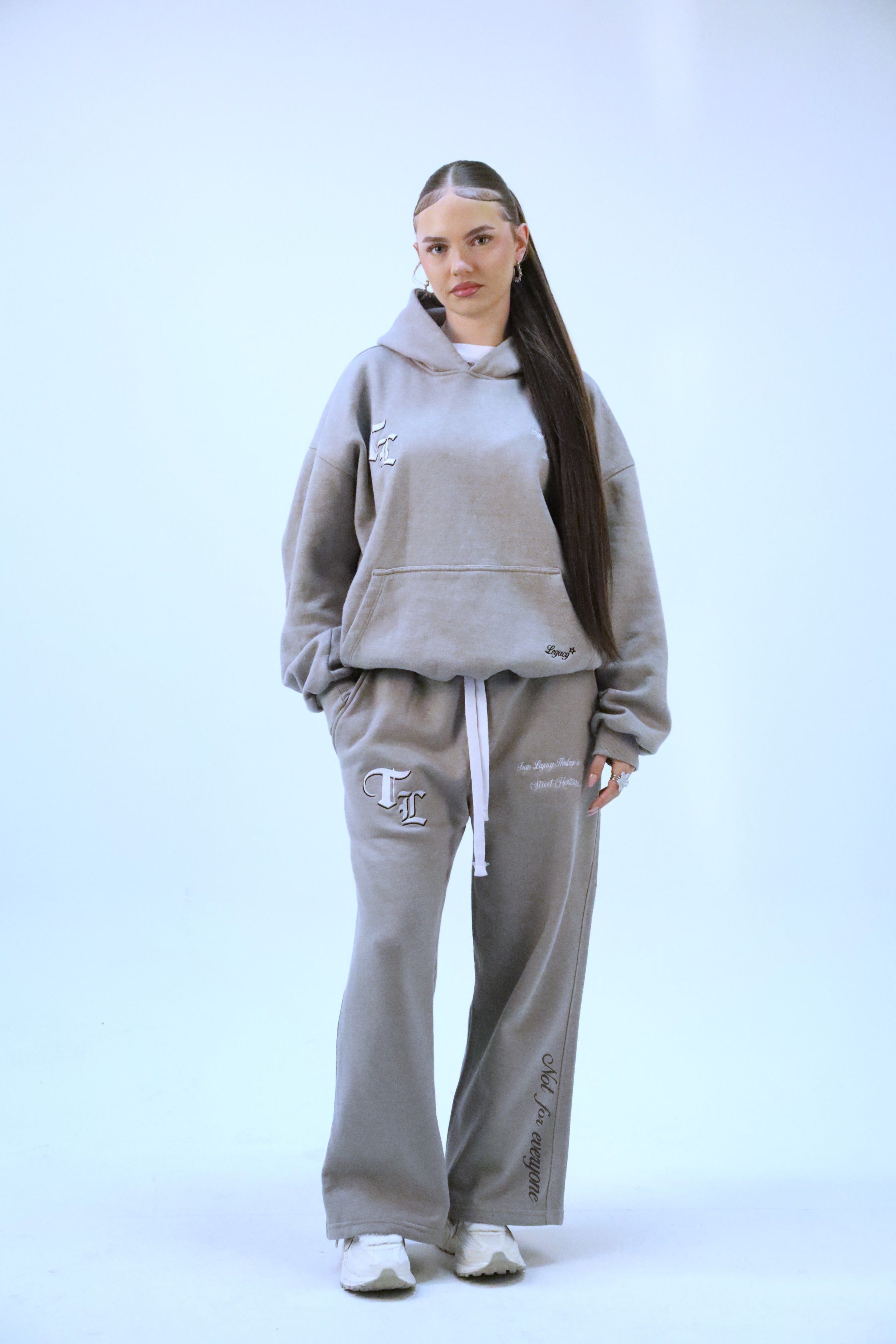 "TL" Heavyweight Grey Jogger