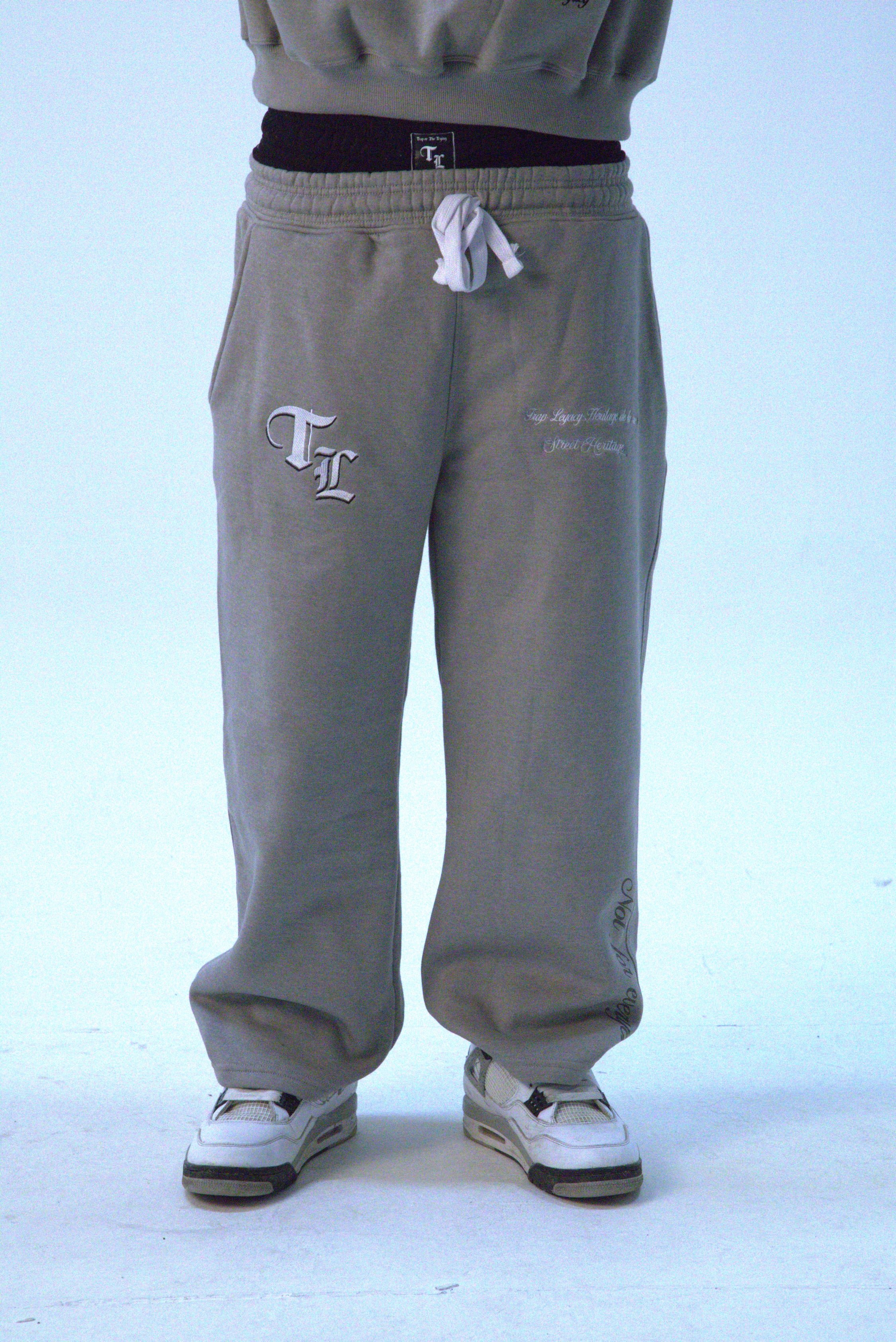 "TL" Heavyweight Grey Jogger
