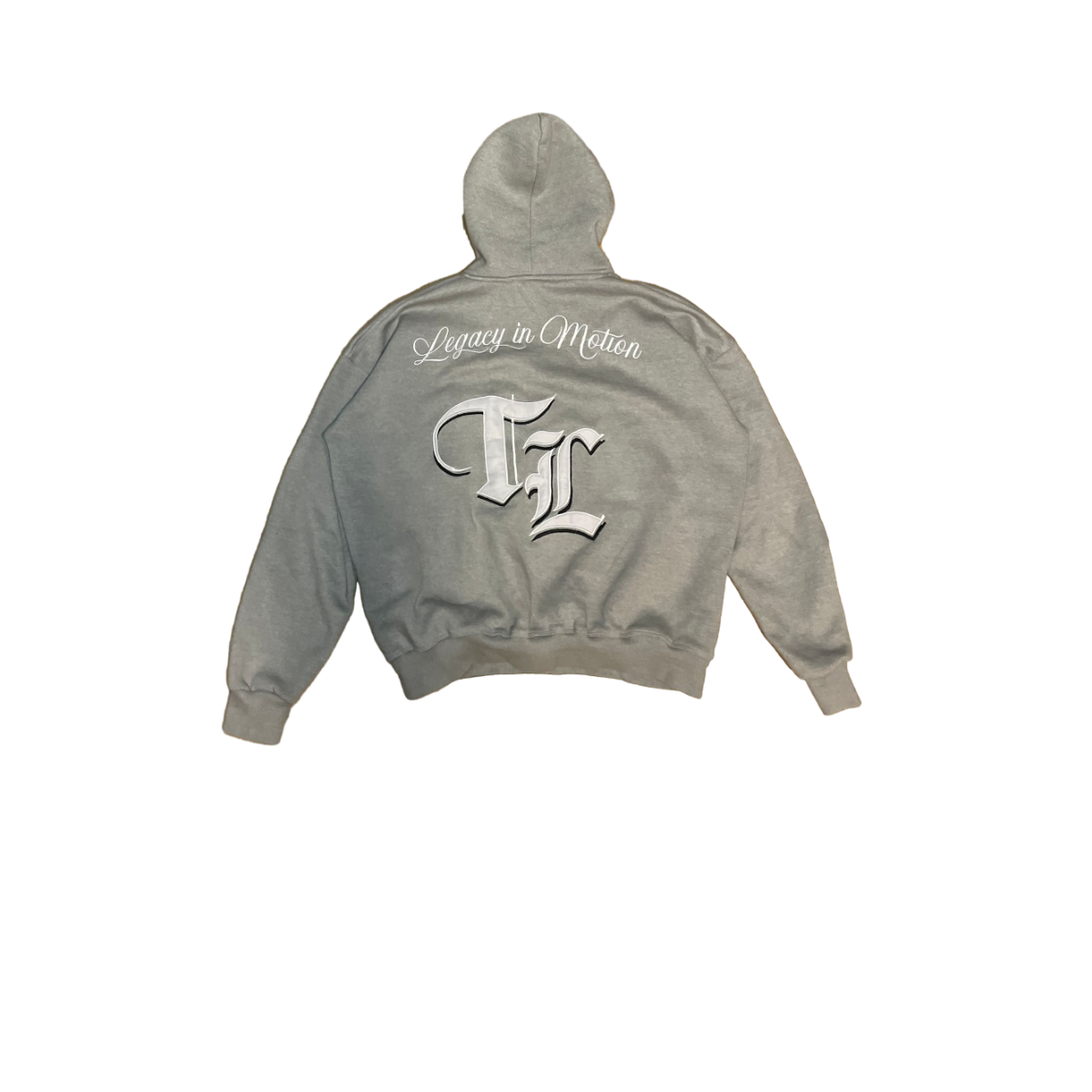 "TL" Heavyweight Grey Hoodie